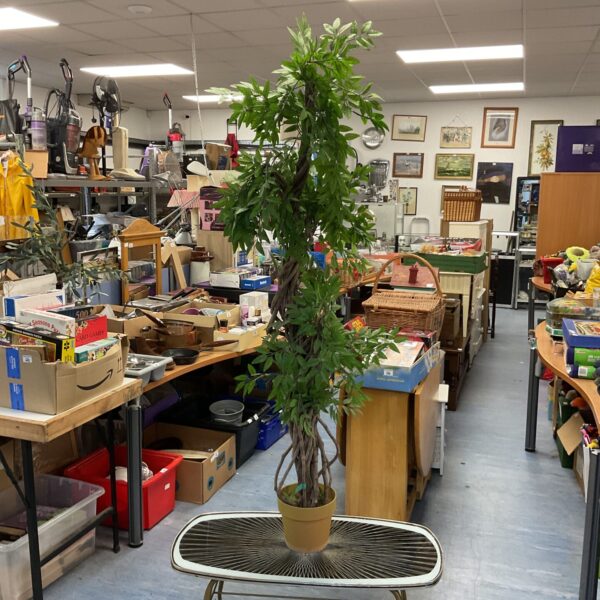 Large faux indoor tree