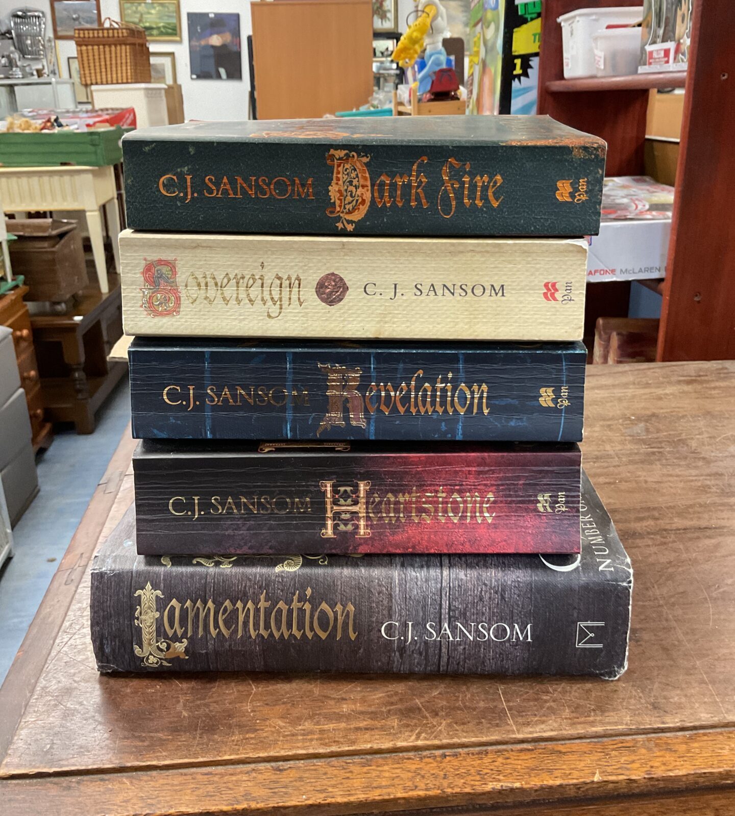 Set of 5 c j samson henry viii books