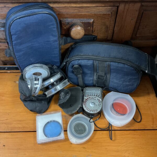 Quantity of camera filters & western light meter