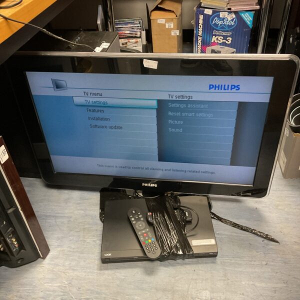 Philips 32” hd tv working with dvd player & remote
