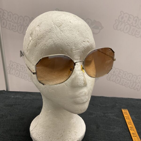 Vintage Pierre Cardin sunglasses with a bold, angular frame.
