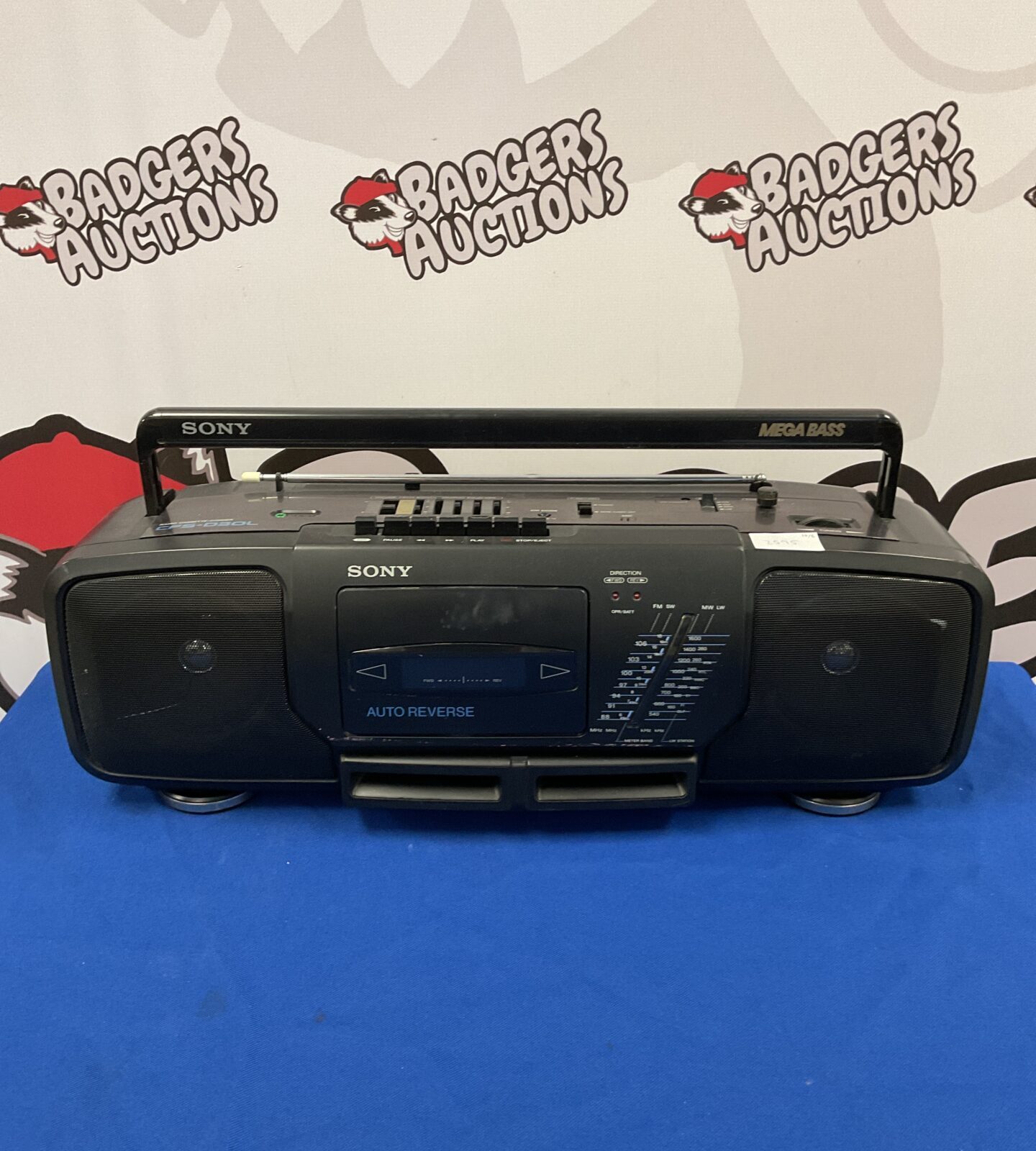 Sony cfs-d30l cassette radio boombox working