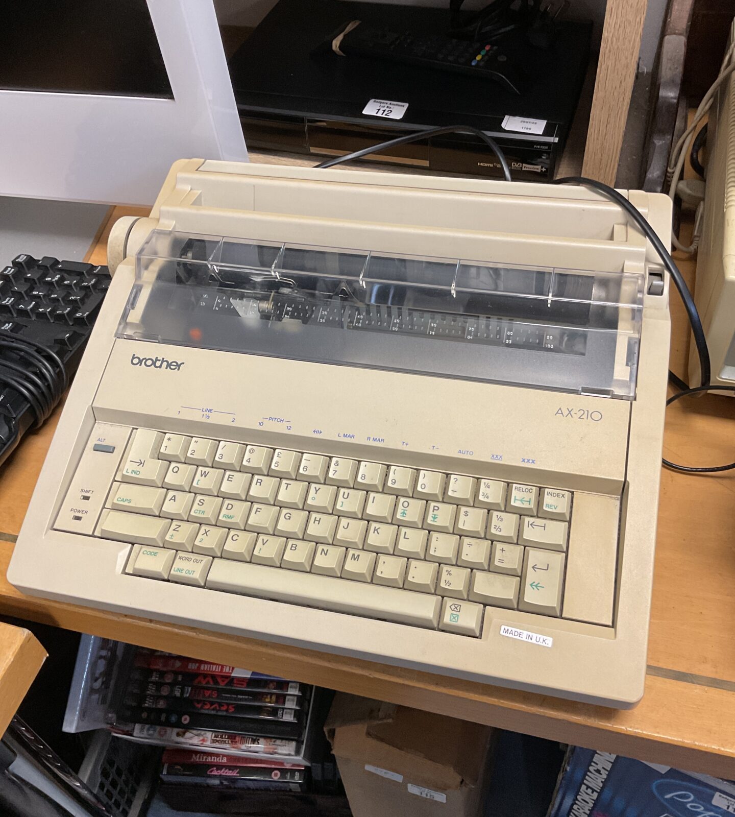 Brother ax-210 electric typewriter