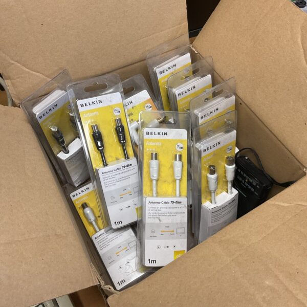 Box of new belkin  antenna cables