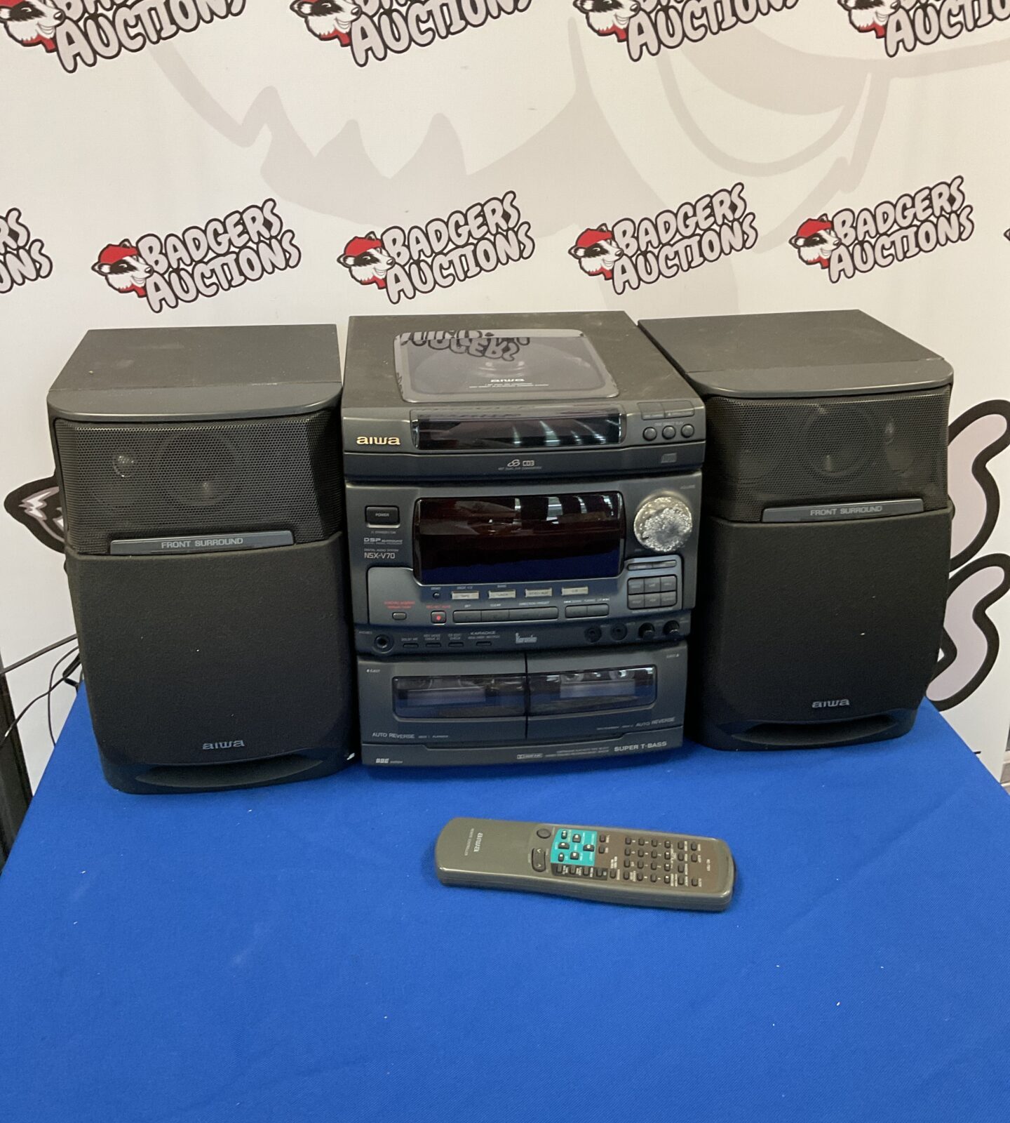 Aiwa nsx-670 hifi system with remote