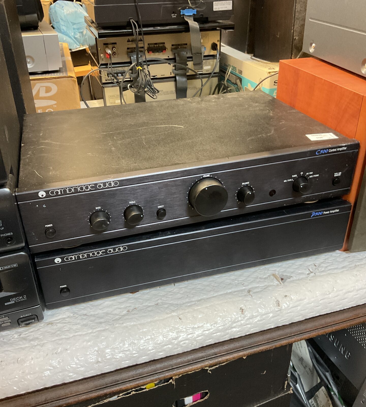 Cambridge audio c500 control amplifier & p500 power amplifier