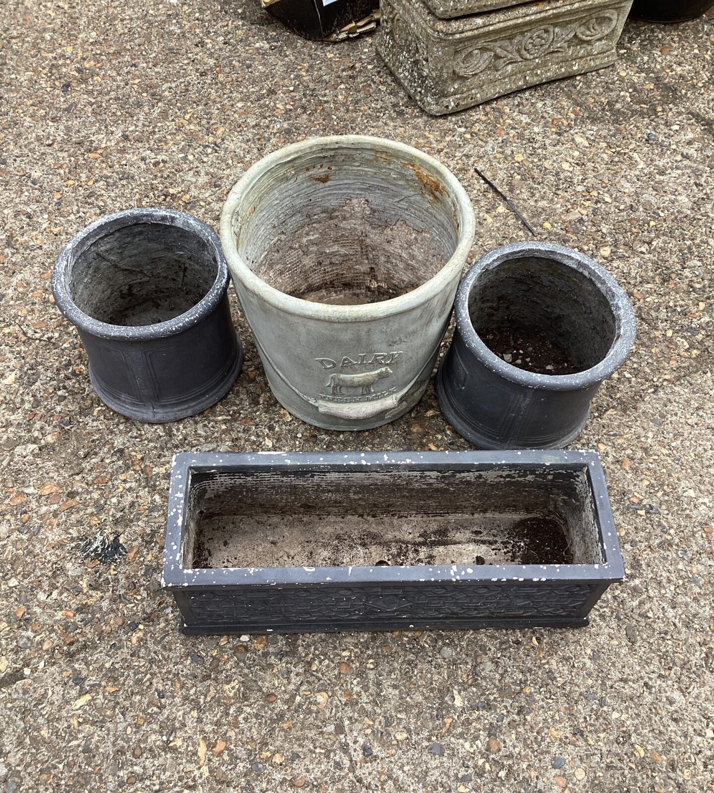 Selection of garden planters