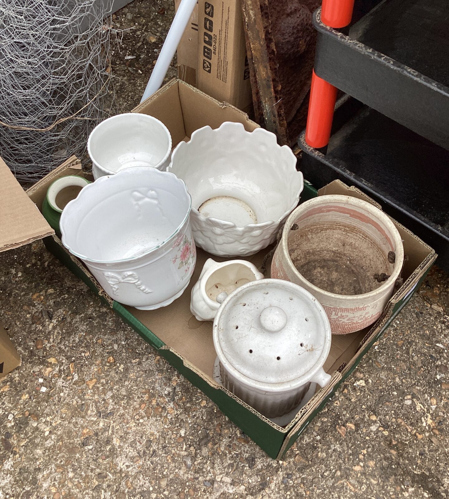 Selection of plant pots