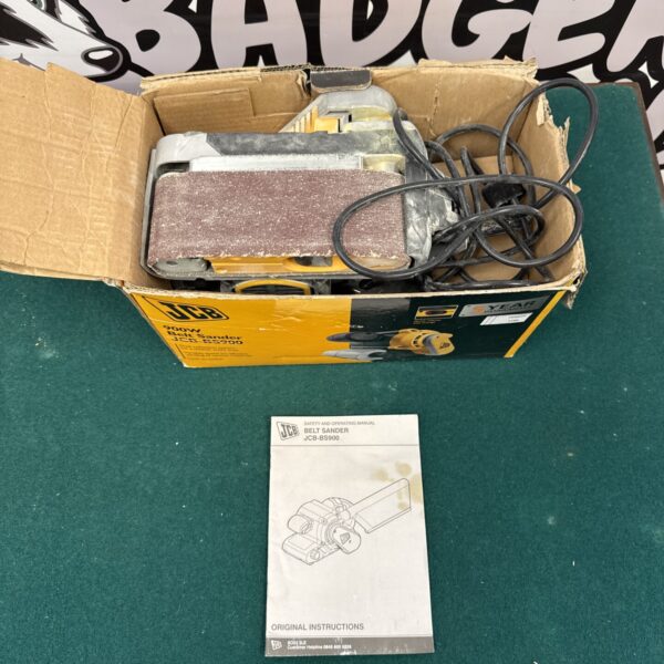 Jcb bs900 900w belt sander