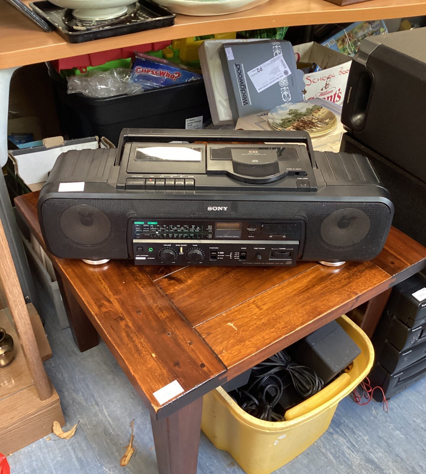 Retro Sony CFD-60L cd cassette boombox