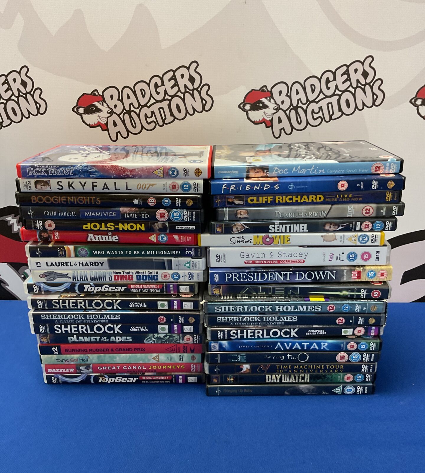 Collection of dvds inc sherlock holmes
