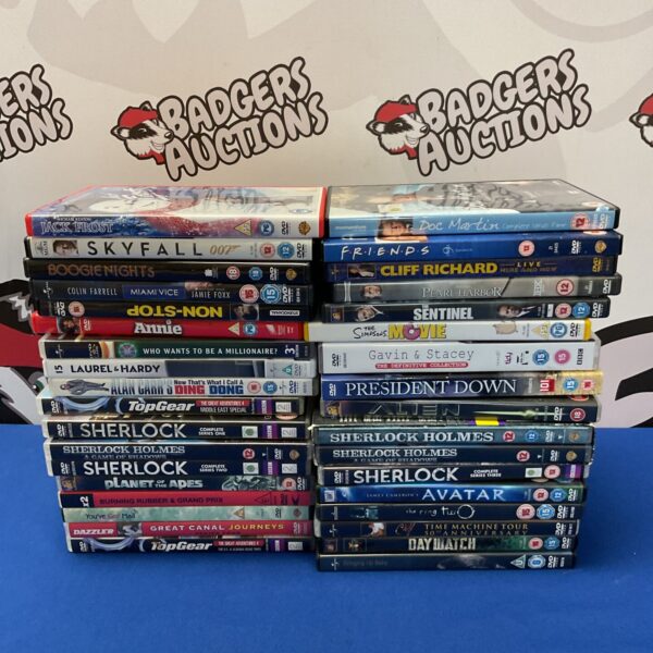 Collection of dvds inc sherlock holmes