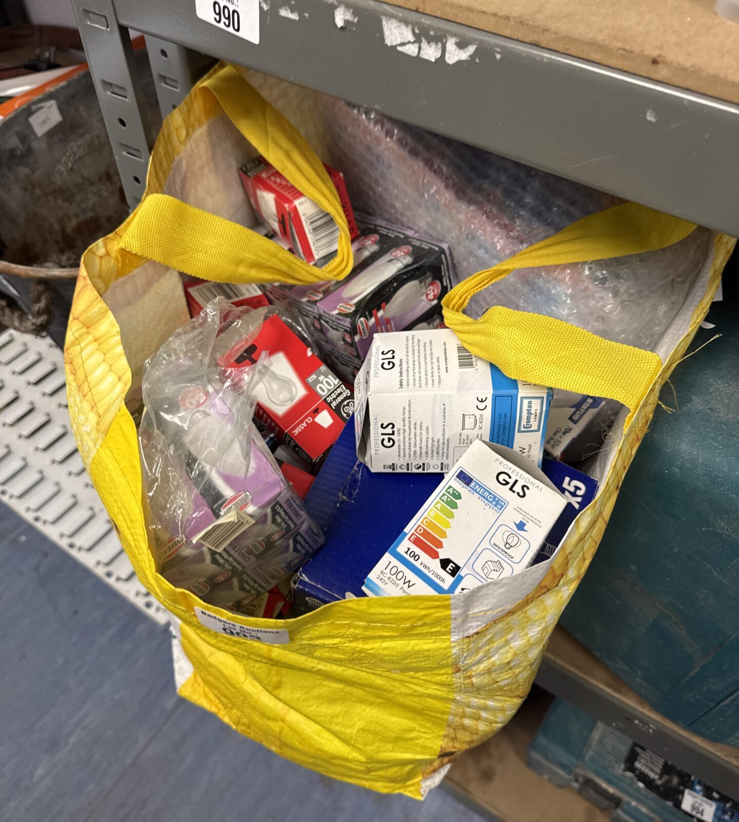 Large Bag of assorted light bulbs