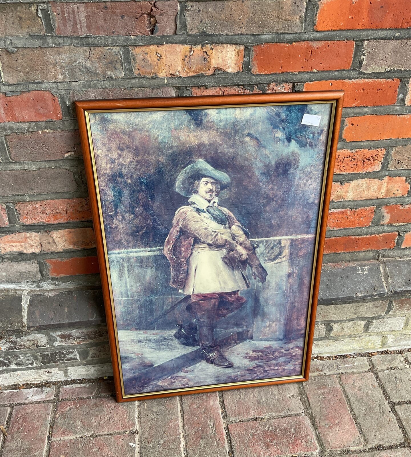 Large framed print of the laughing cavalier