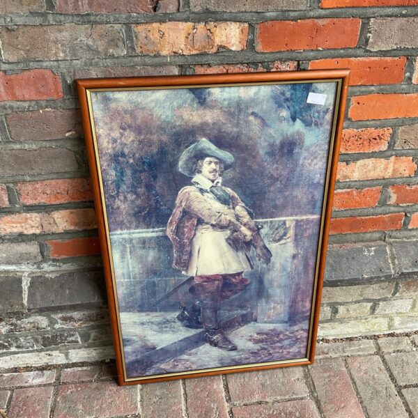 Large framed print of the laughing cavalier