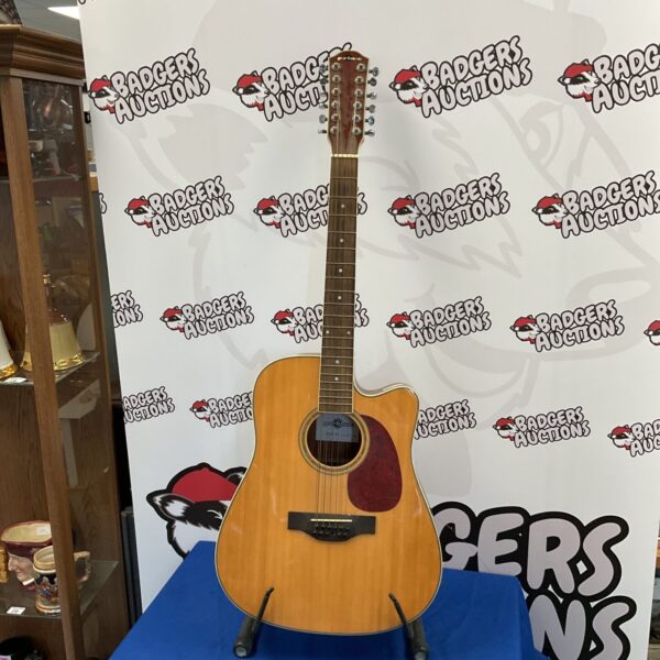 Natural finish Gear4music 12-string acoustic guitar, used condition.