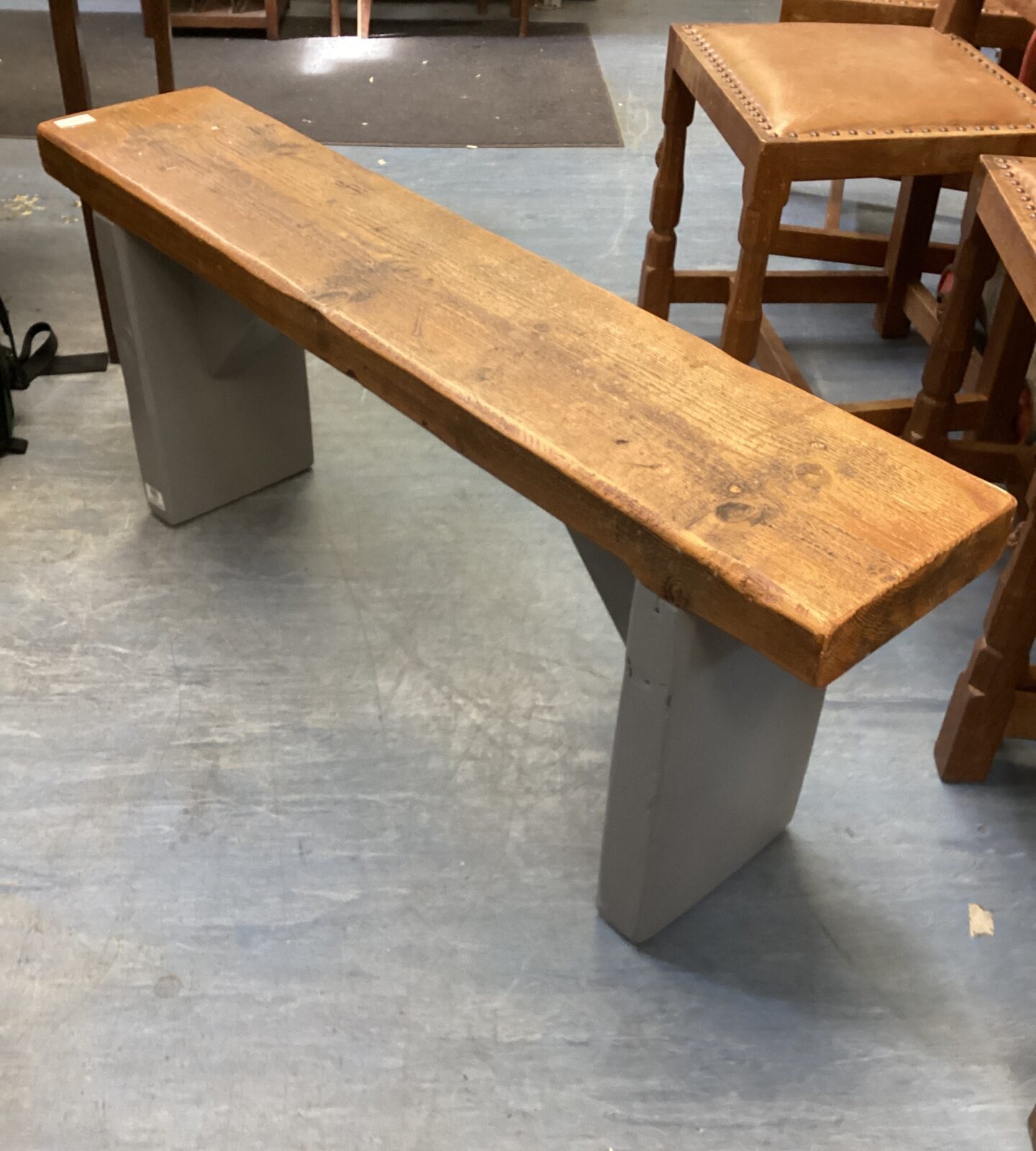 Oak bench W42” x H18”