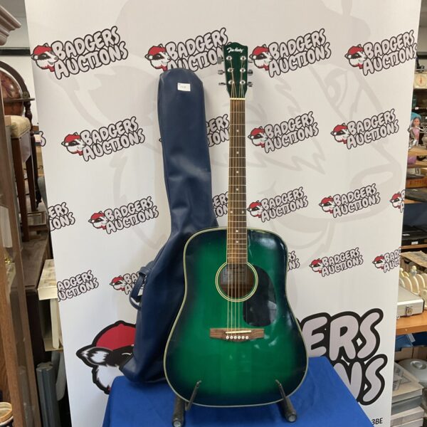 Vintage Jim Harley Colorado FK20V acoustic guitar in green.