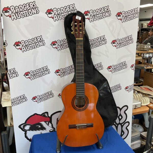 Vintage Kimbara N105 acoustic guitar in a hard case.
