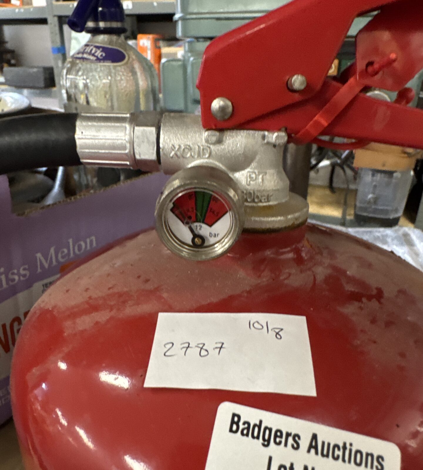 All fires fire extinguisher - showing low pressure on gauge - Image 2