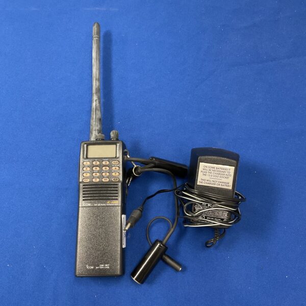 Icom IC-A22E airband receiver, vintage aviation radio.