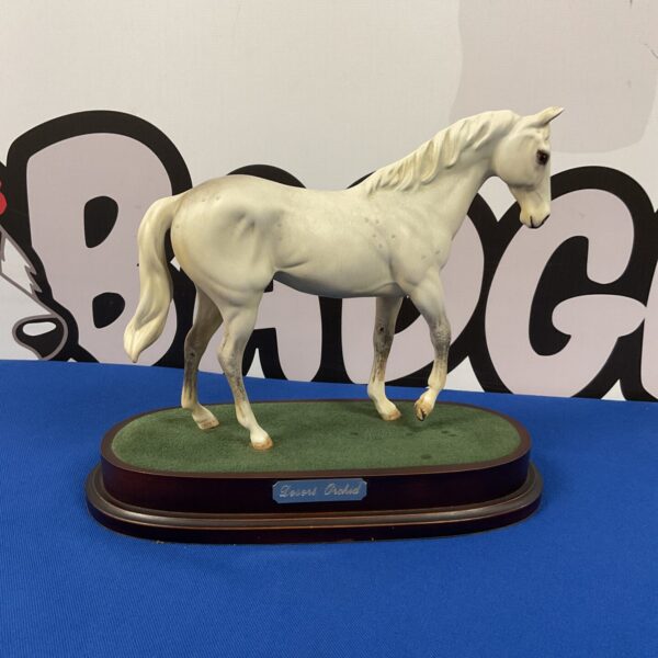 Royal Doulton Desert Orchid horse figurine, detailed porcelain sculpture.