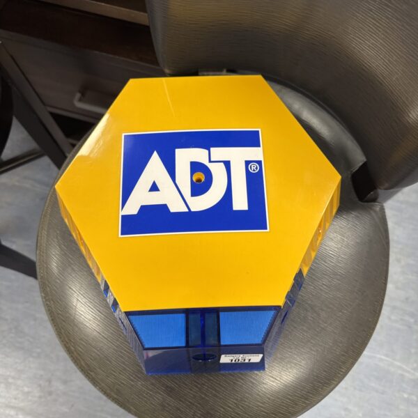 Vintage ADT alarm beacon unit for home security systems.