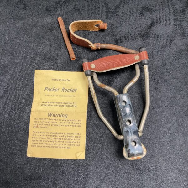 Vintage Pocket Rocket catapult in used condition.