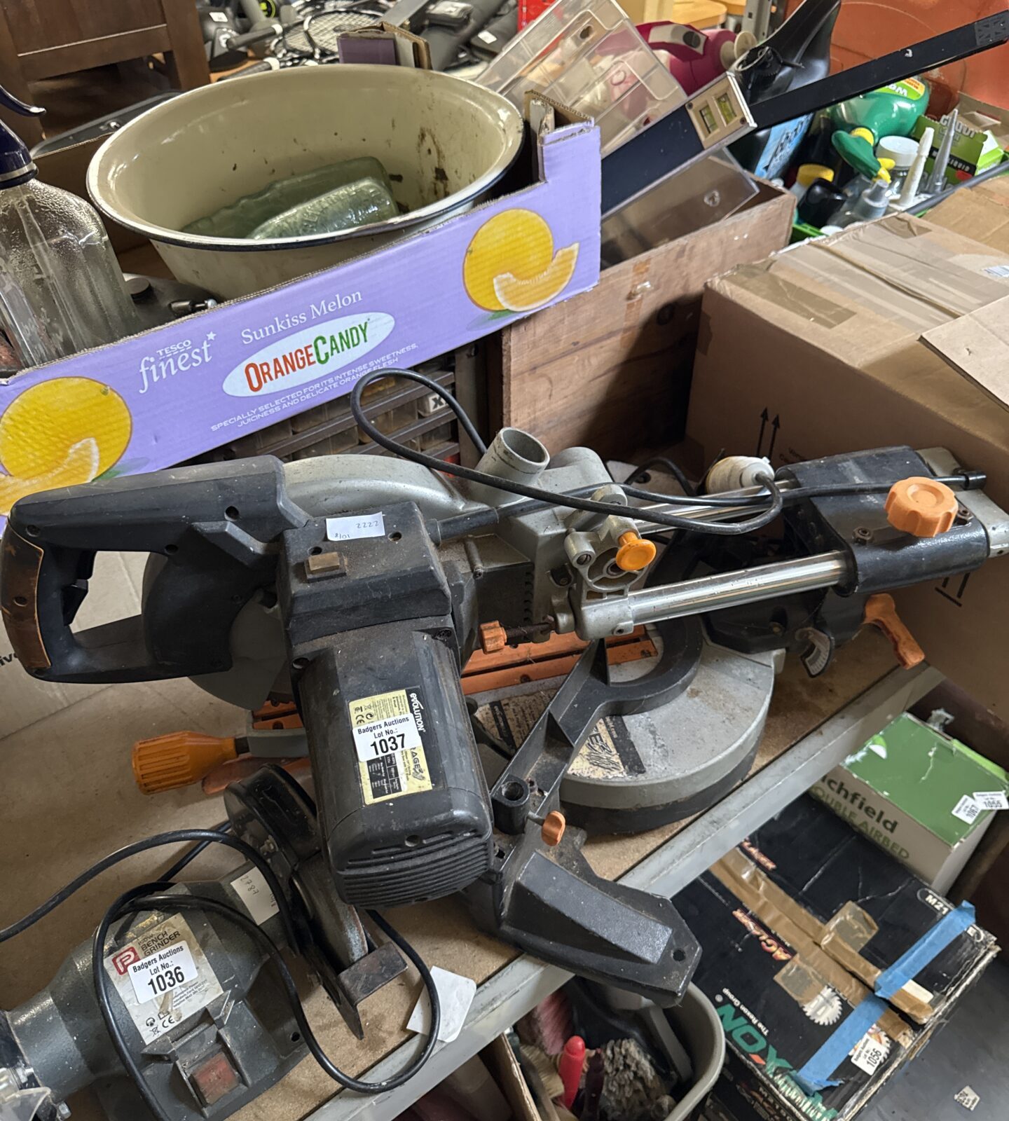 Evolution 110v mitre saw - untested