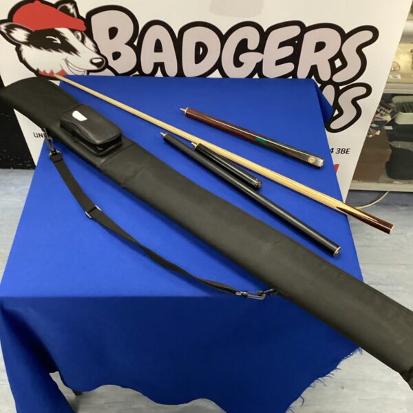 Vintage Snooker Craft snooker cue with extensions for billiards.