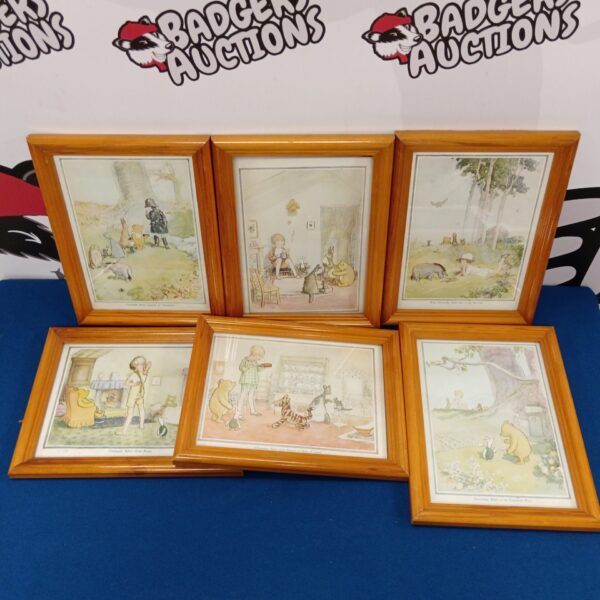 set of six winnie the pooh prints from home magazine 1928