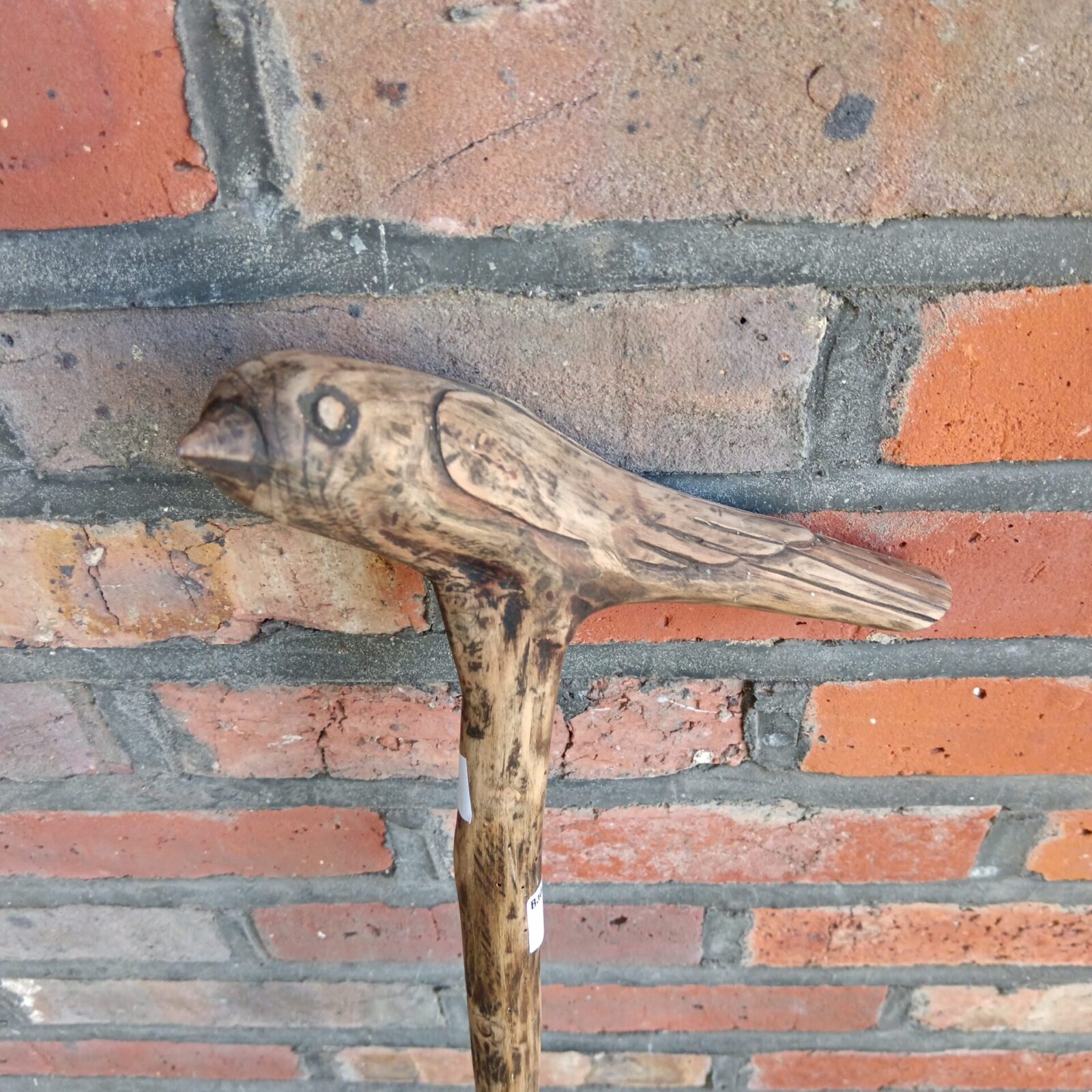 Vintage carved bird handled walking stick - Image 2