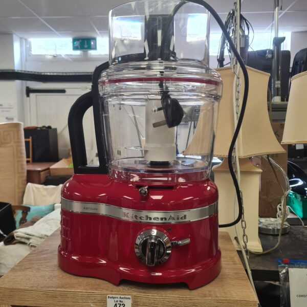 KitchenAid Empire Red Artisan 4L Food Processor. Powers on but no movement after (spares or repair?)