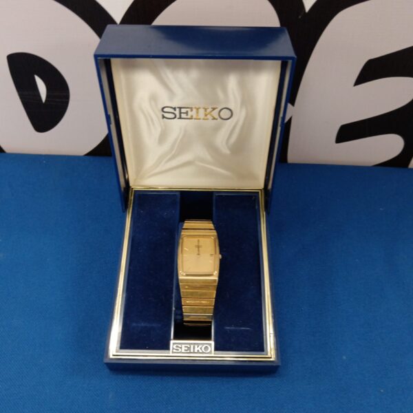 Seiko gold plated quartz watch