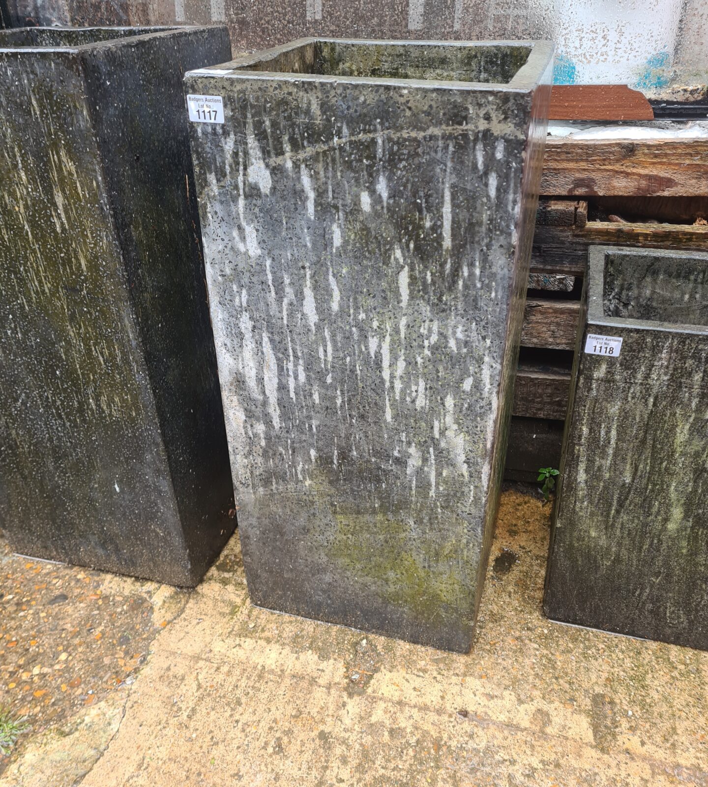 Large granite Stone Planter