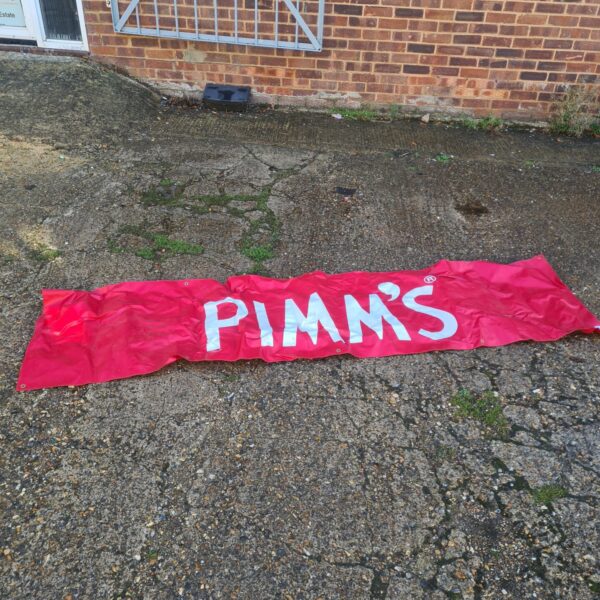 Large Pimm's 2ft x 8ft banner