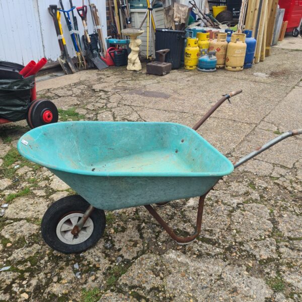 Plastic wheelbarrow