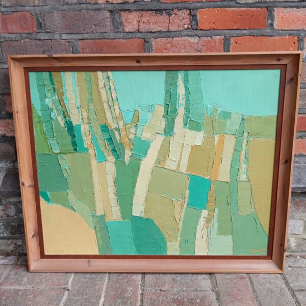 Willem Boshoff south African artist abstract landscape oil painting