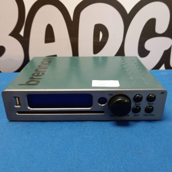 Silver Brennan JB7 CD player, portable digital audio device.