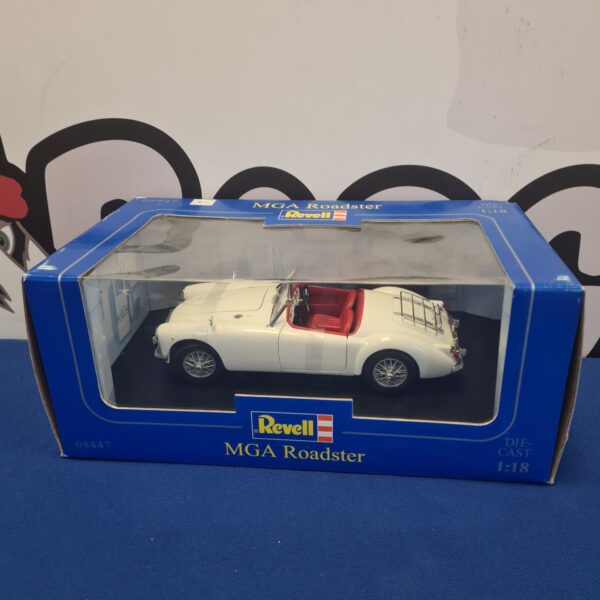Revell MGA Roadster diecast model in original packaging.