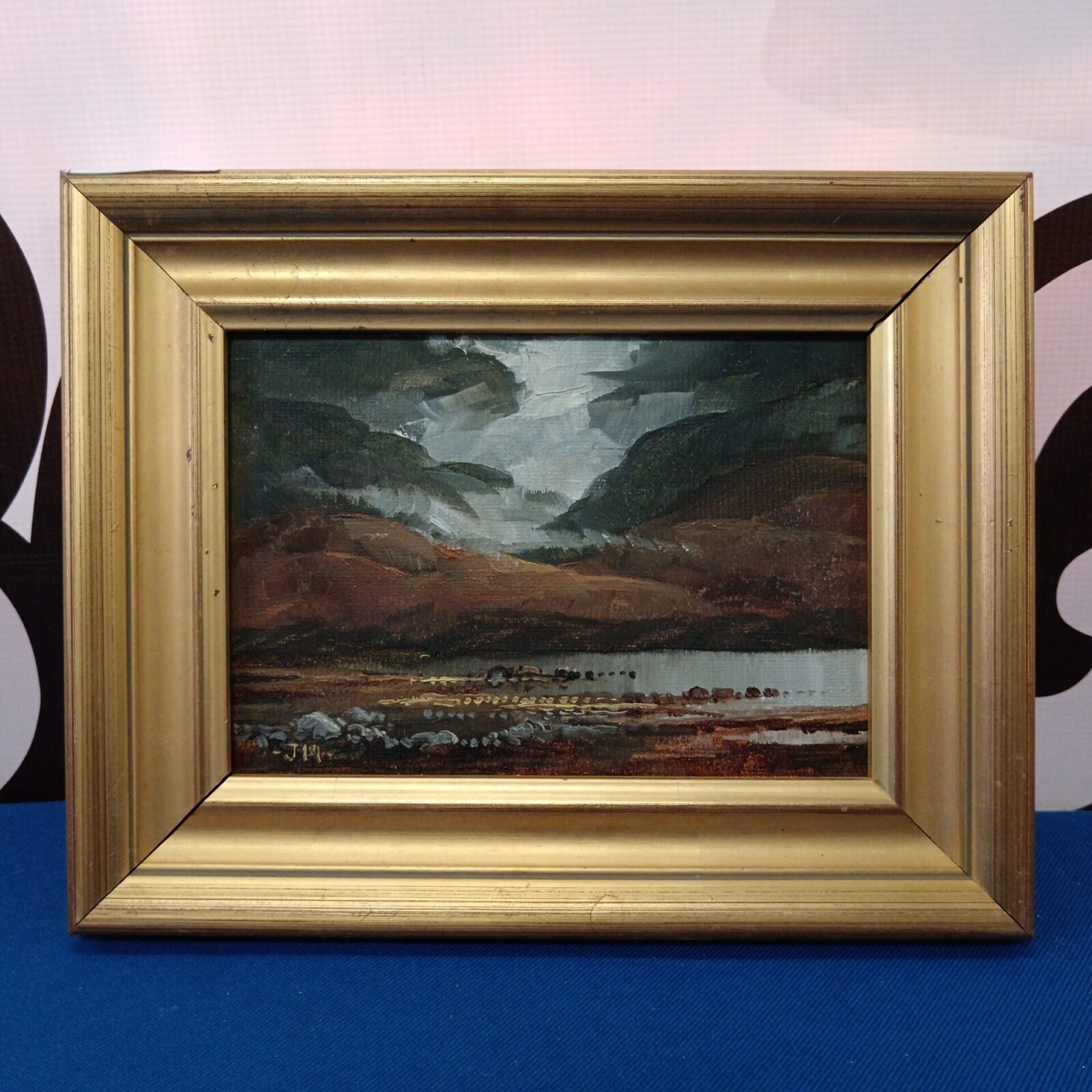 jack r mould highland loch oil on board artwork – Badgers Auctions