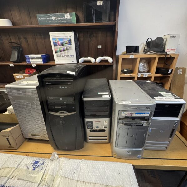 Lot of 5 PC units incl. HP, Sony, Compaq