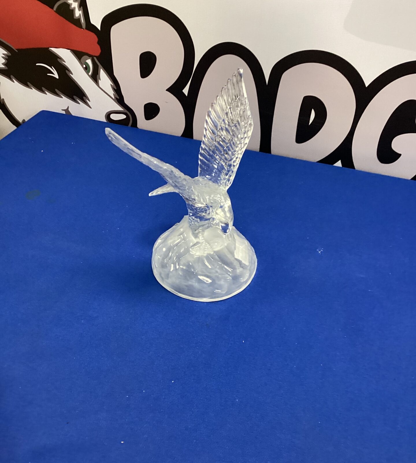 Vintage lead crystal Eagle figurine