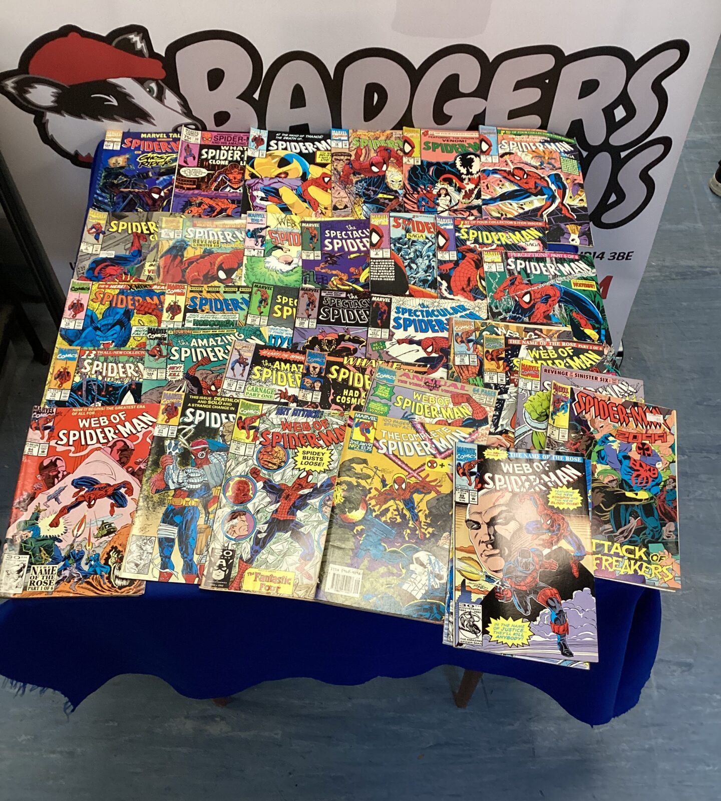 Collection of retro spiderman comics (American versions) inc end game & spider-hulk