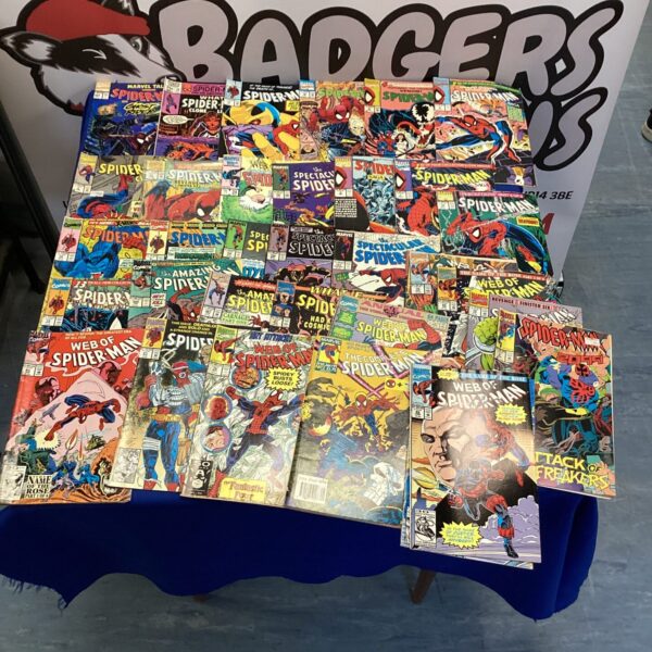 Collection of retro spiderman comics (American versions) inc end game & spider-hulk