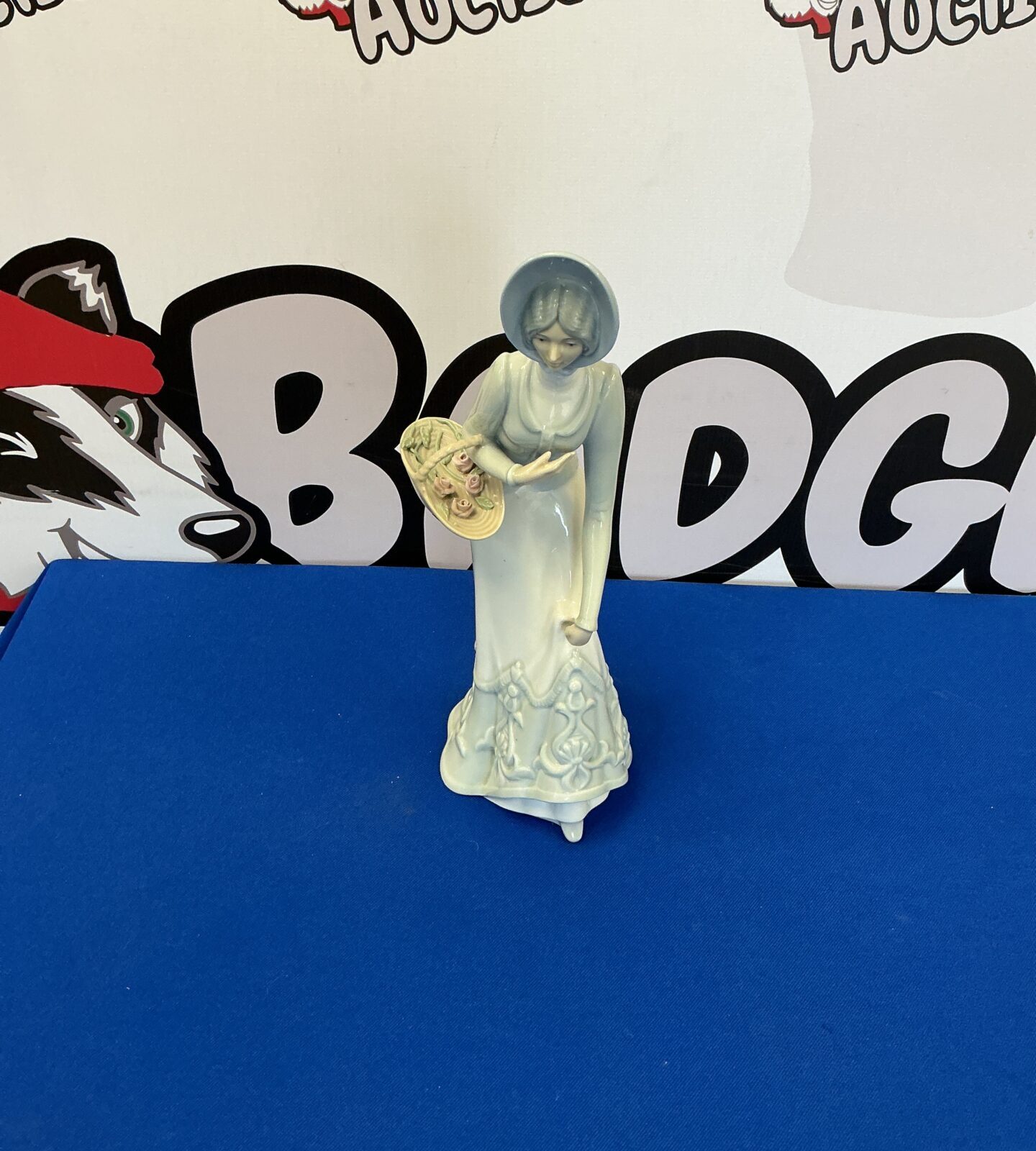 Spanish porcelain lady figurine