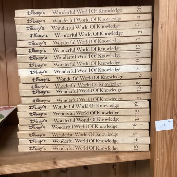 Collection of Disney’s wonderful world of knowledge books