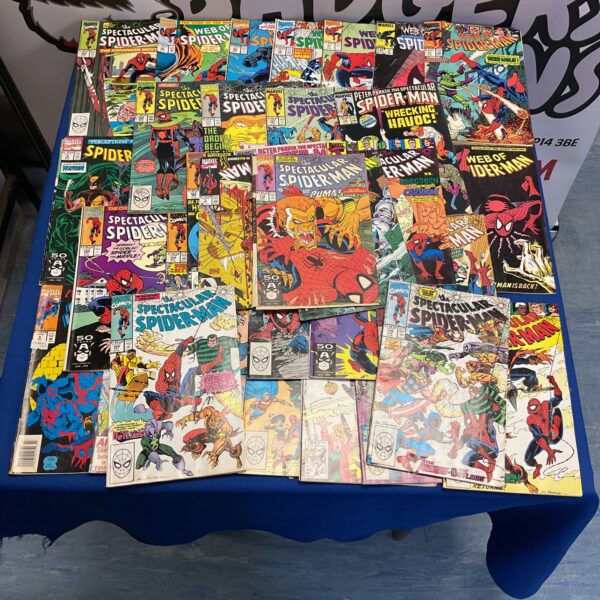 Colelction of retro spiderman comics (american versions) inc kraven the hunter and spiderman 2099
