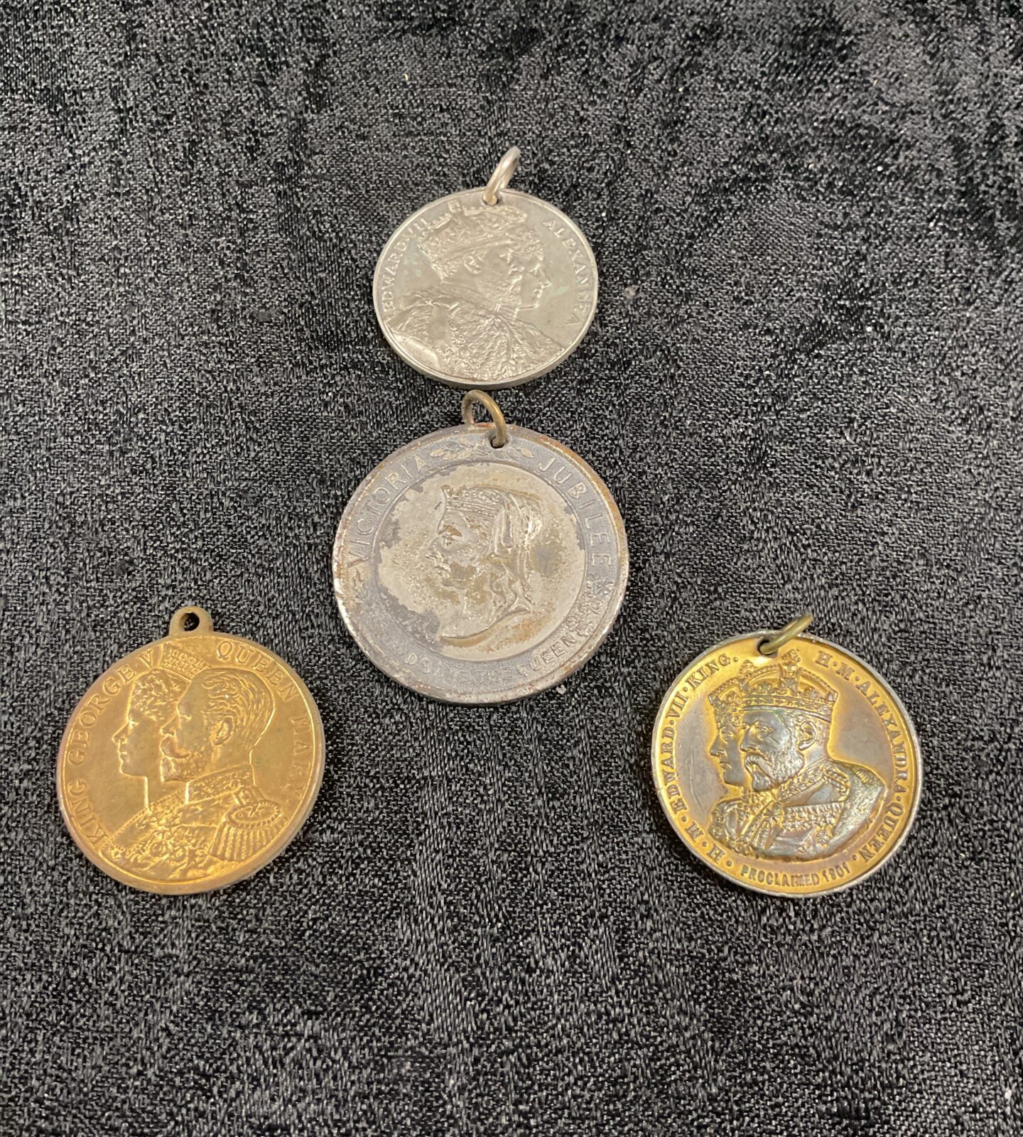 Four a royal Commemorative Medals