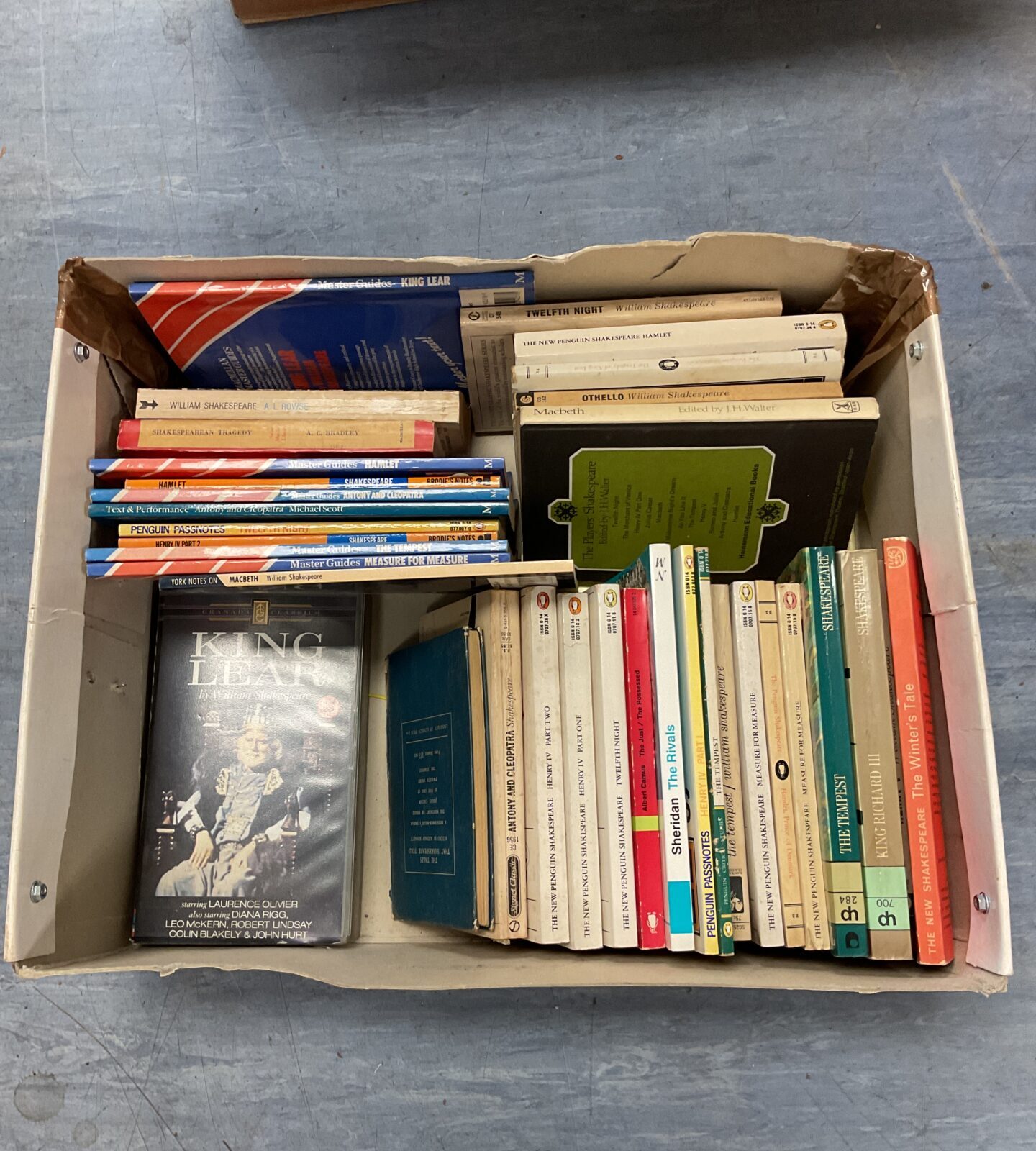 Collection of Shakespeare books books including penguin